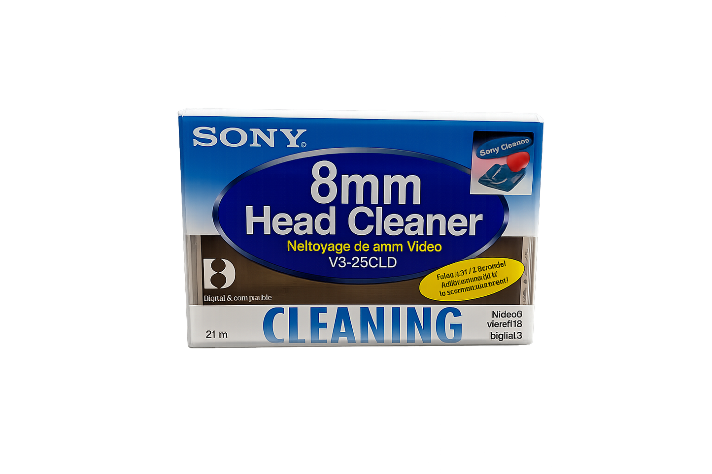 Sony 8mm Head Cleaning Cassette (21 minuten)