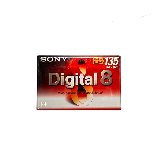 Nieuwe Digital 8 Tape - 135 Minuten