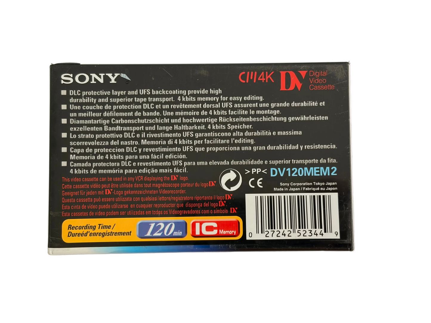 Nieuwe Sony HDV / DV Tape 180 Minuten