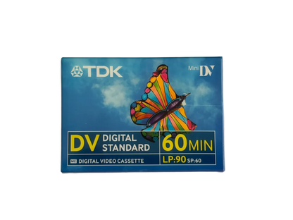 Nieuwe TDK MiniDV Tape - 60 Minuten
