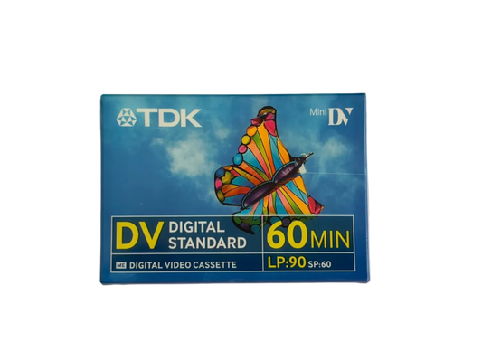 Nieuwe TDK MiniDV Tape - 60 Minuten